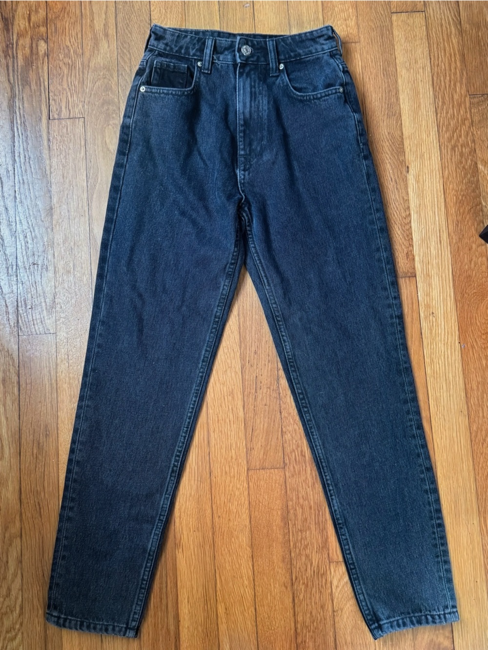 Zara Black High-Rise Denim Jeans